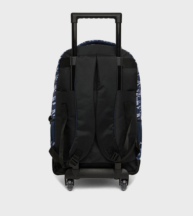 Printed Trolley Backpack Set