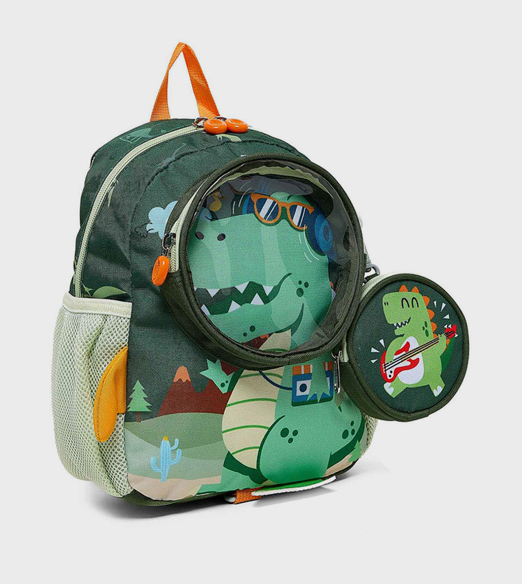 Dini Print Backpack With Pouch