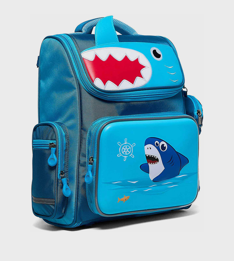 Printed Backpack With Pouch