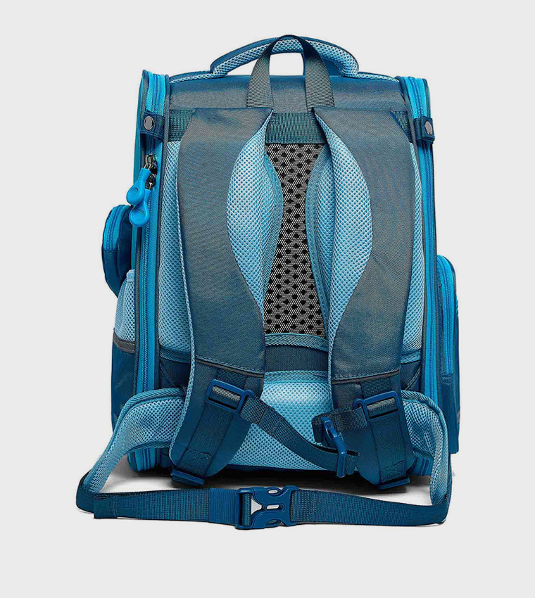 Printed Backpack With Pouch