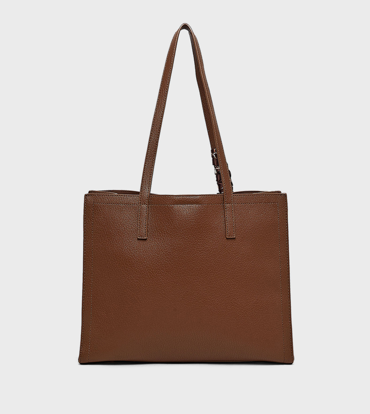 Textured Shoulder Bag