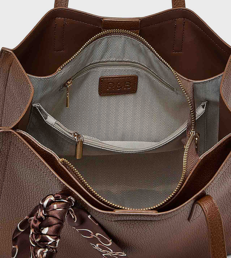 Textured Shoulder Bag
