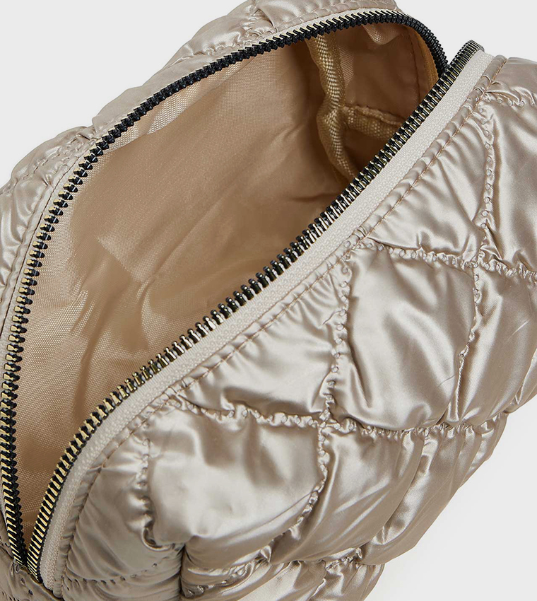 Quilted Cosmetic Pouch