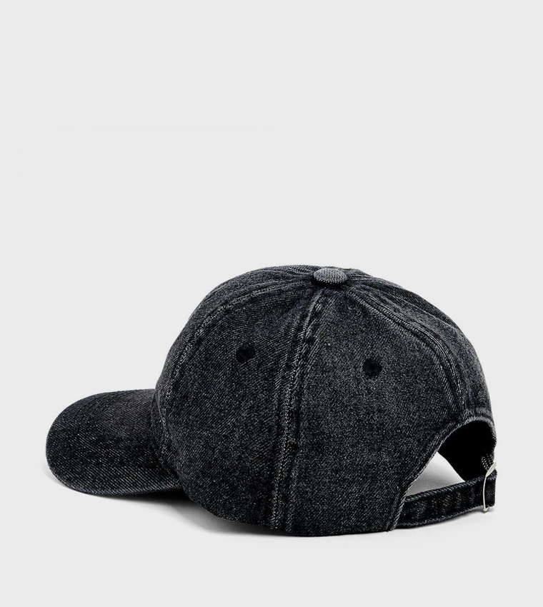 Embroidered Denim Cap