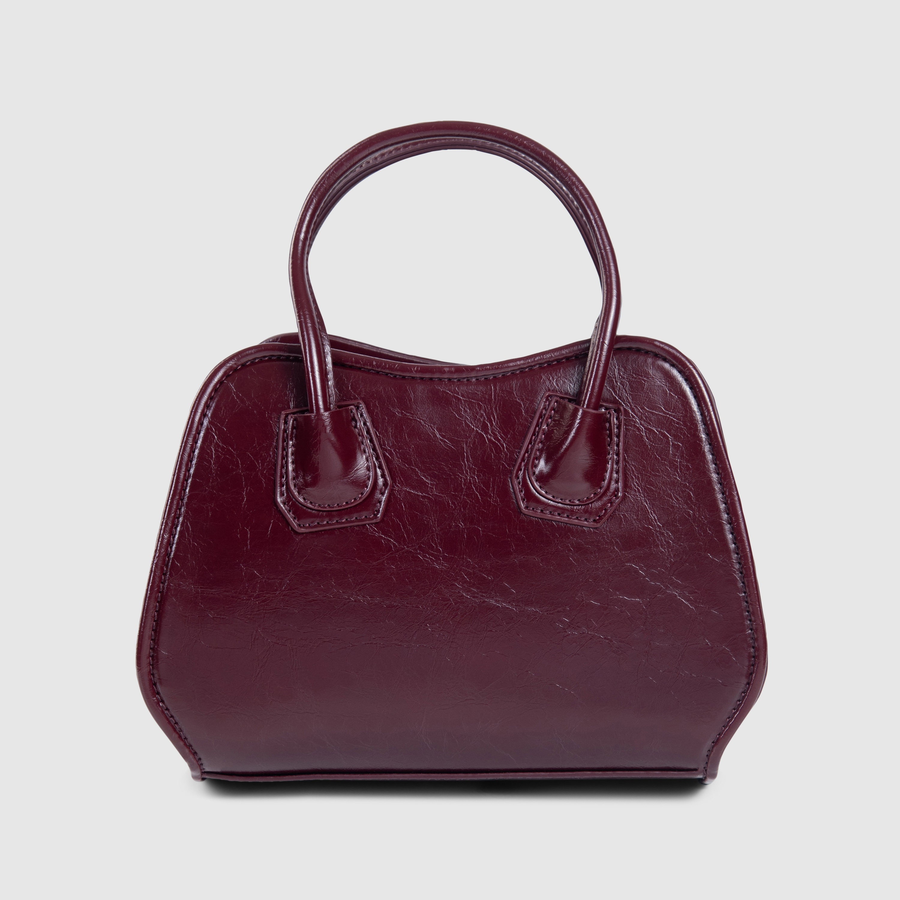 Logo Detail Flag Satchel Bag