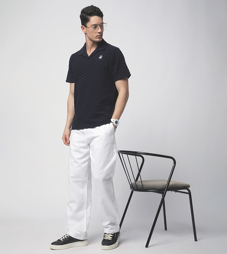 Linen Drawstring Waist Pants