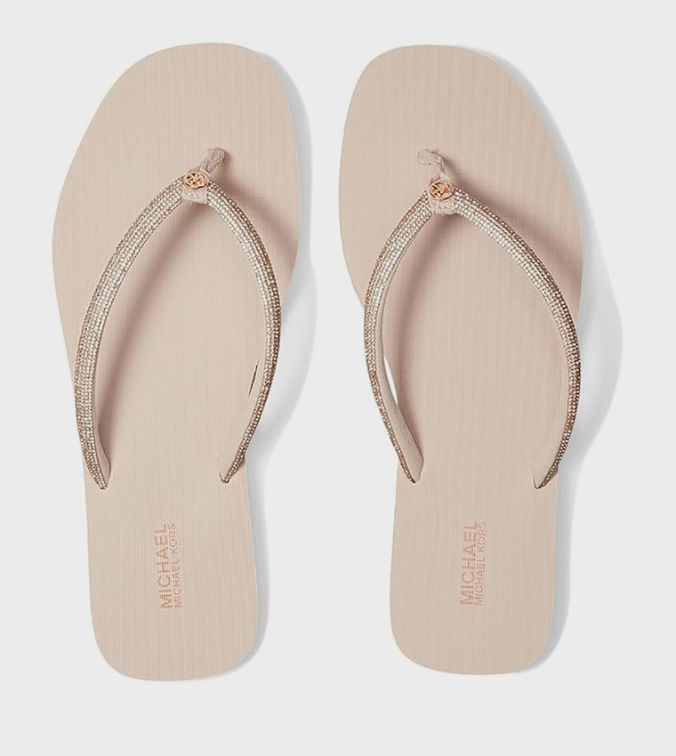 Embellished Strap Flip-Flops