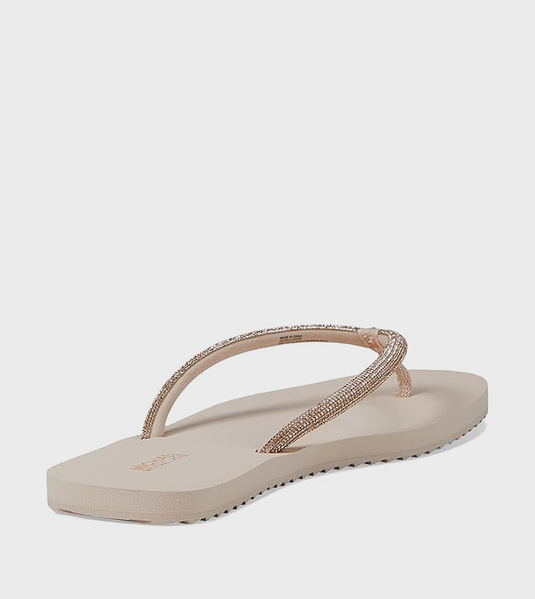 Embellished Strap Flip-Flops