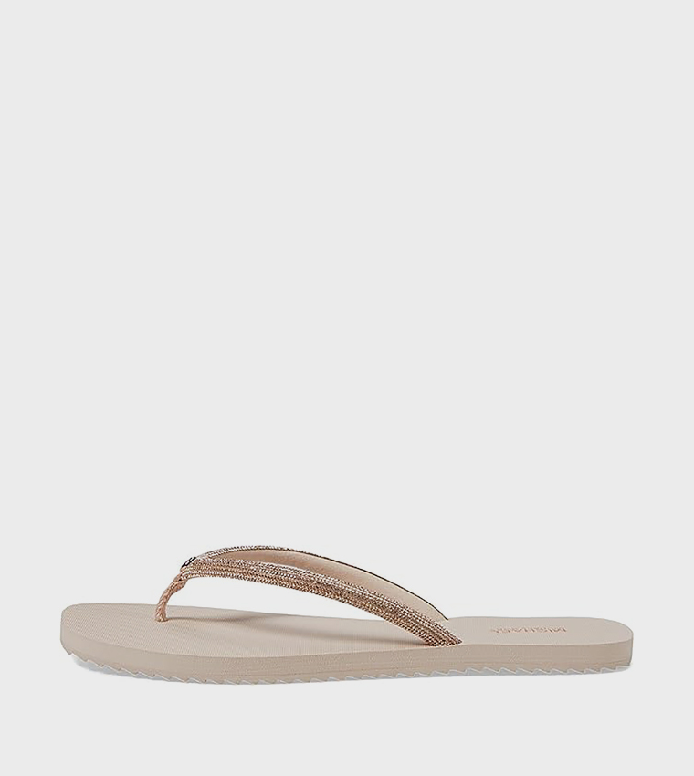 Embellished Strap Flip-Flops