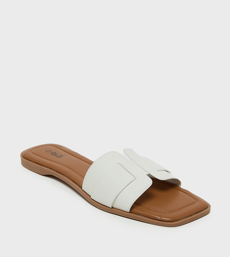 Textured Flat Sandals