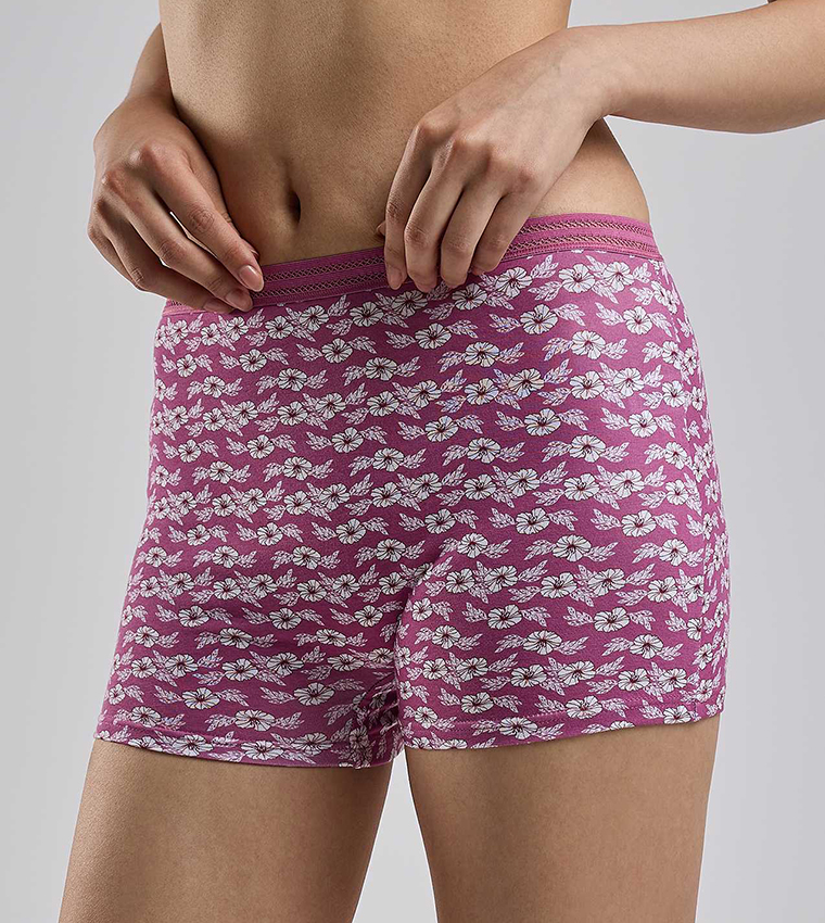 3 Pack Printed Boxer Briefs