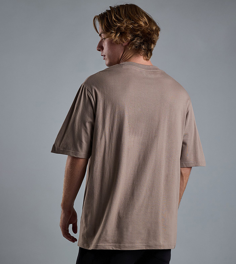 Printed T-Shirt with Crew Neck and Short Sleeves