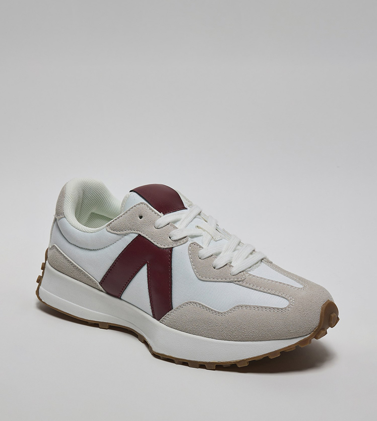 Color Block Lace Up Sneakers