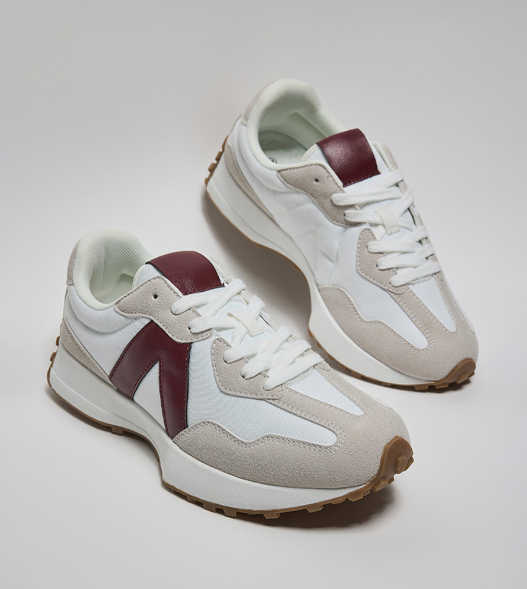 Color Block Lace Up Sneakers