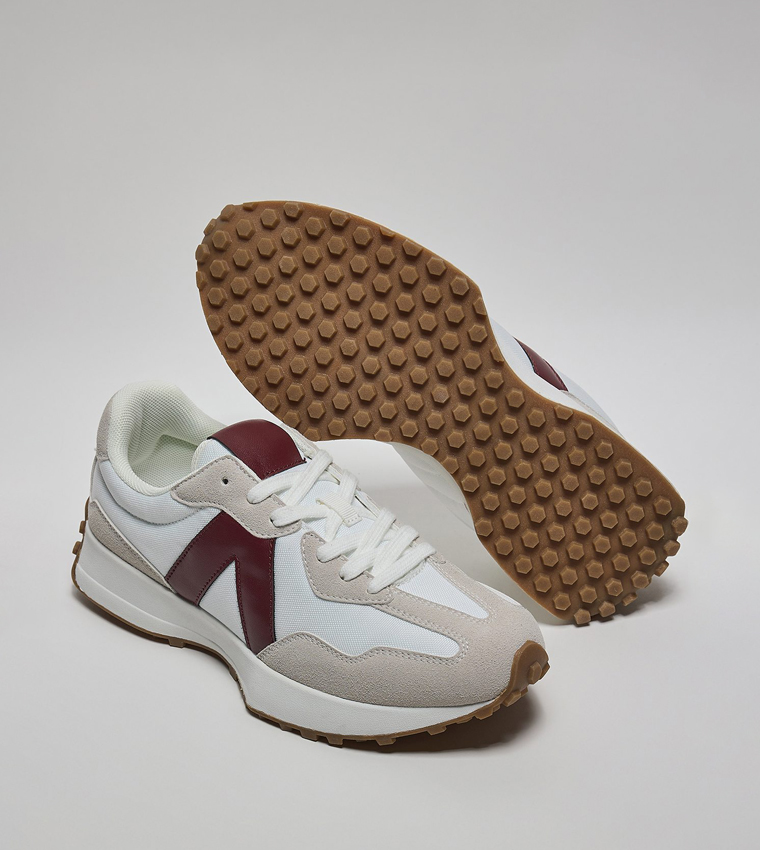 Color Block Lace Up Sneakers