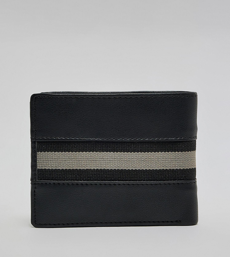 Contrast Detail Bi-Fold Wallet