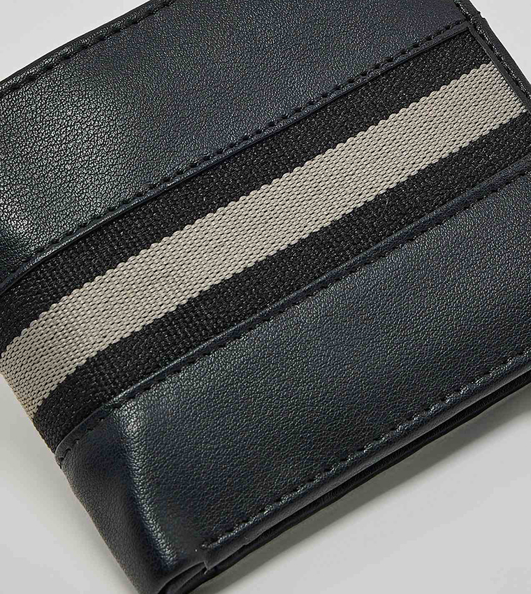 Contrast Detail Bi-Fold Wallet