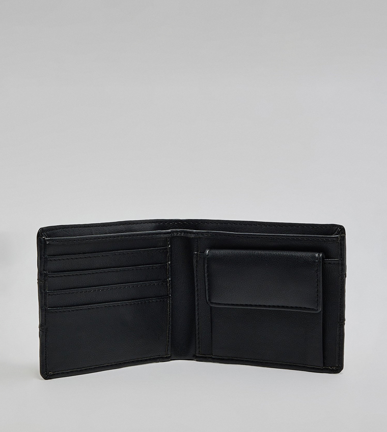 Contrast Detail Bi-Fold Wallet
