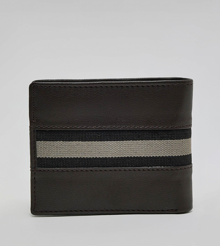 Contrast Detail Bi-Fold Wallet