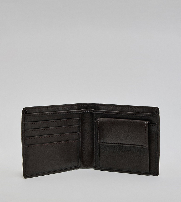 Contrast Detail Bi-Fold Wallet