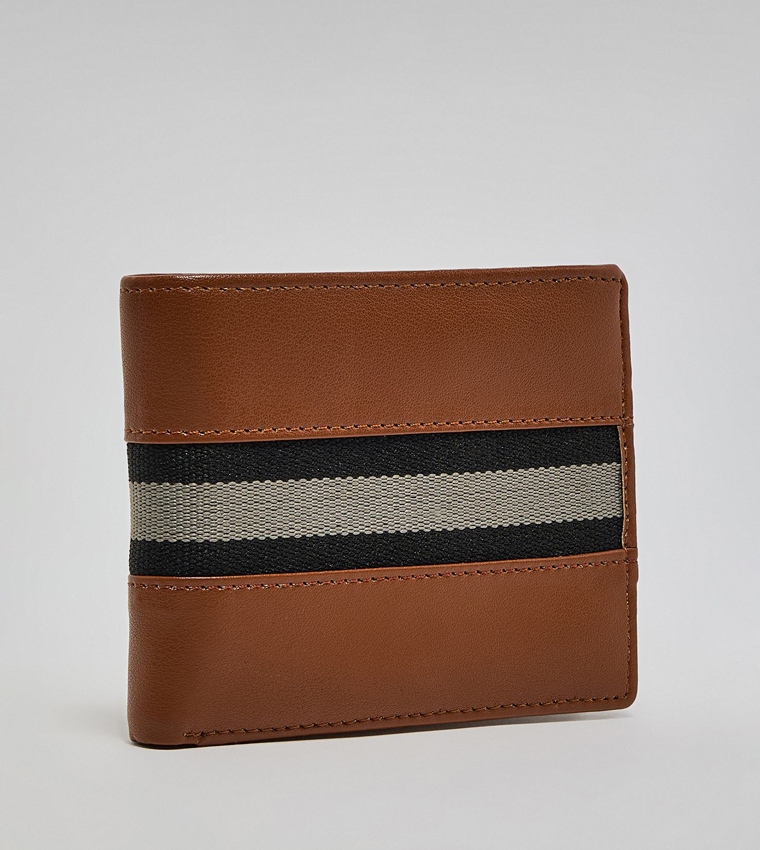Contrast Detail Bi-Fold Wallet