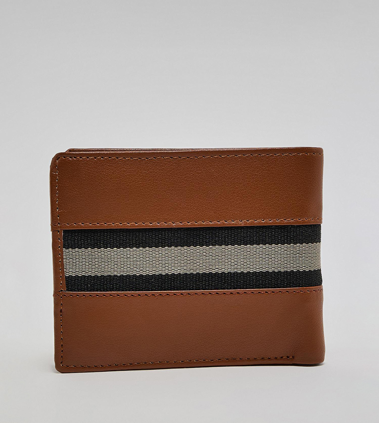 Contrast Detail Bi-Fold Wallet