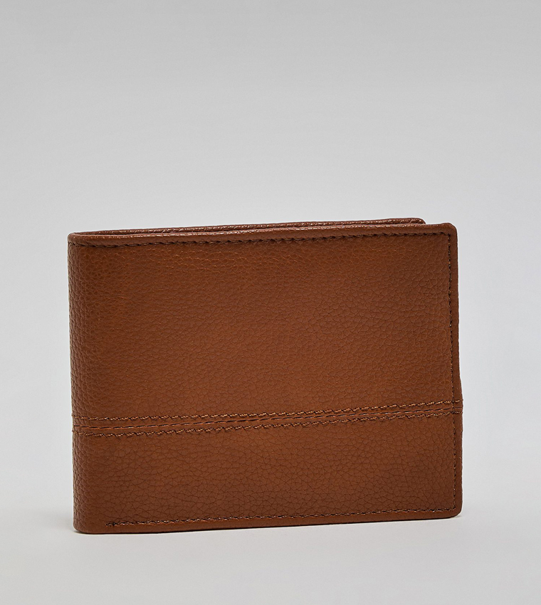 Textured Bi-Fold Wallet