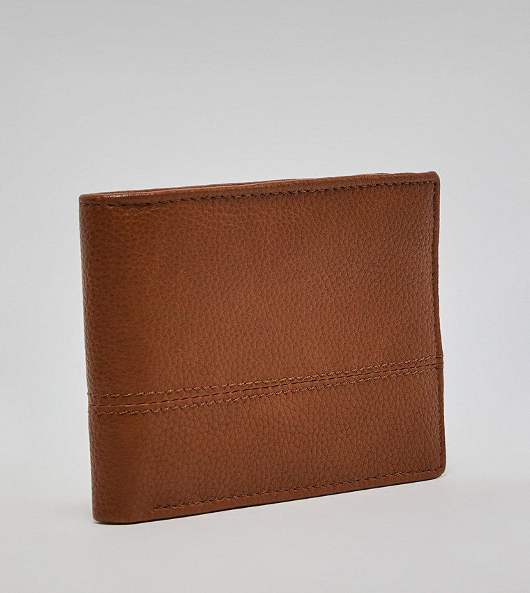 Textured Bi-Fold Wallet