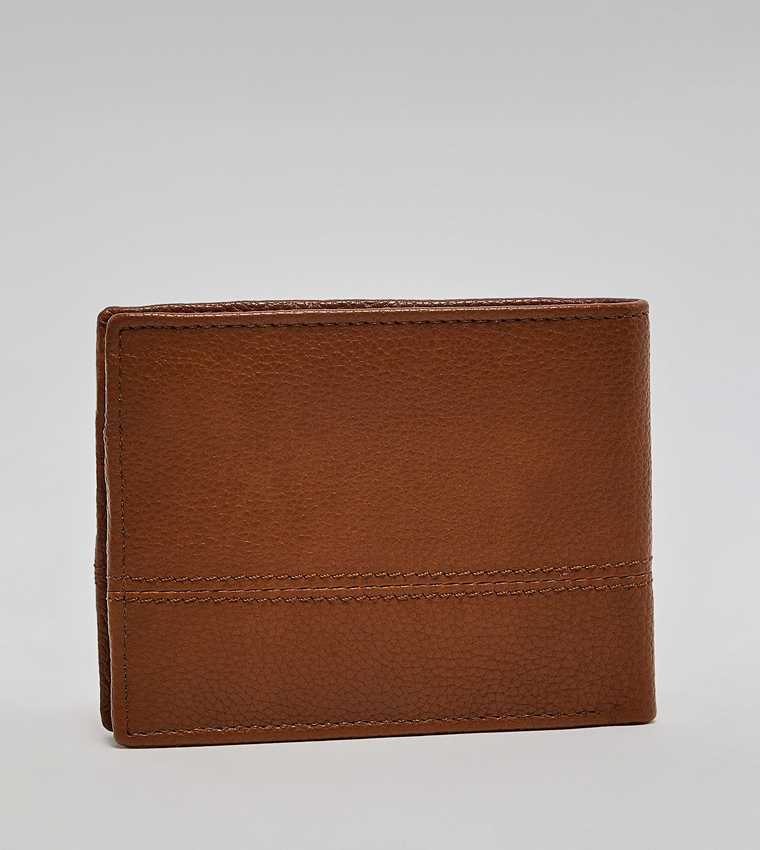 Textured Bi-Fold Wallet