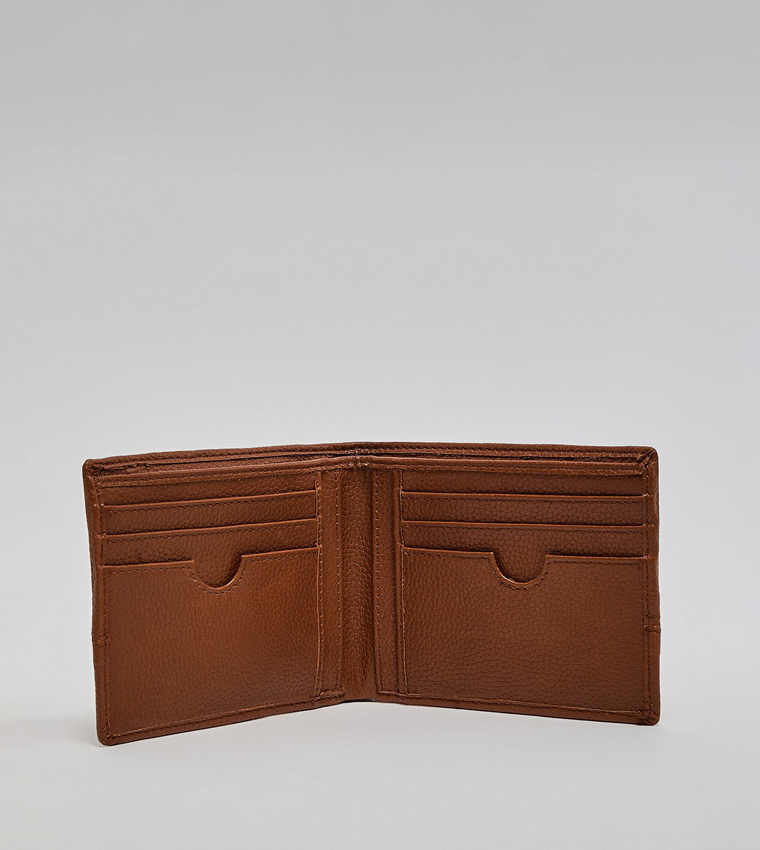 Textured Bi-Fold Wallet