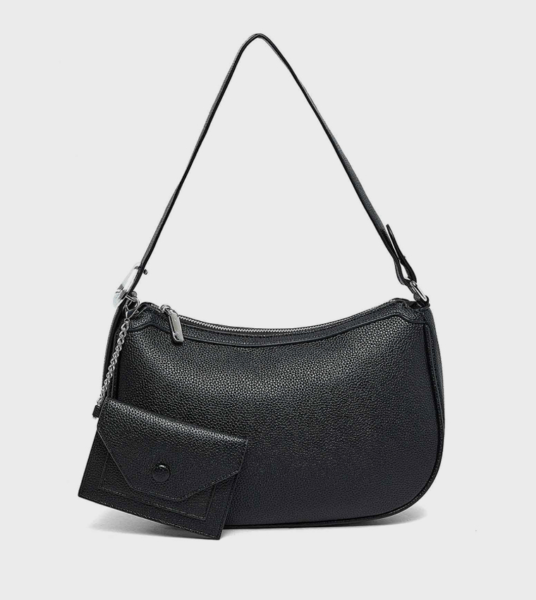 Textured Shoulder Bag
