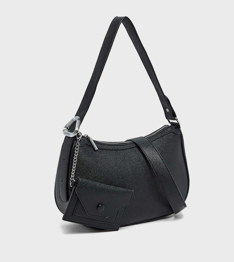 Textured Shoulder Bag