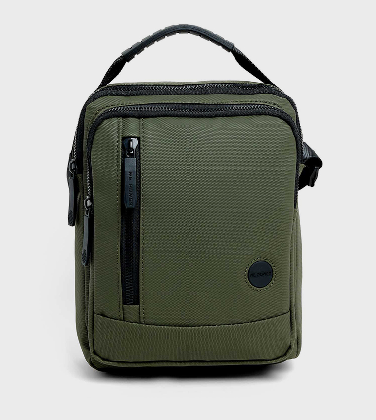Textured Reporter Bag
