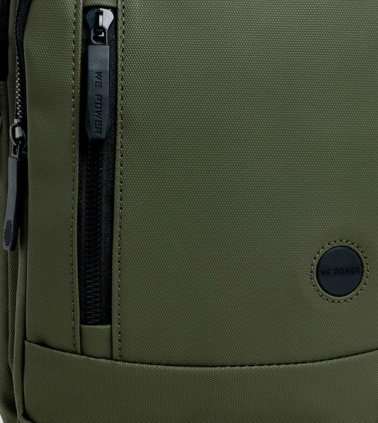 Textured Reporter Bag