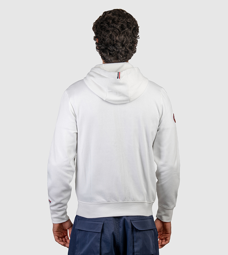 Logo Printed Hooded Jacket