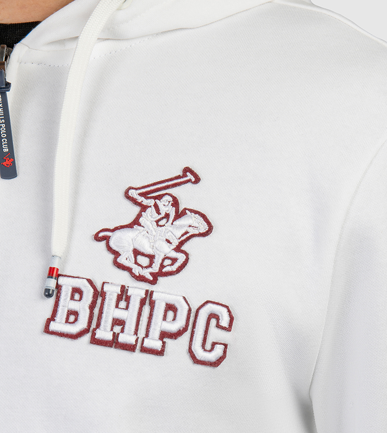 Logo Printed Hooded Jacket