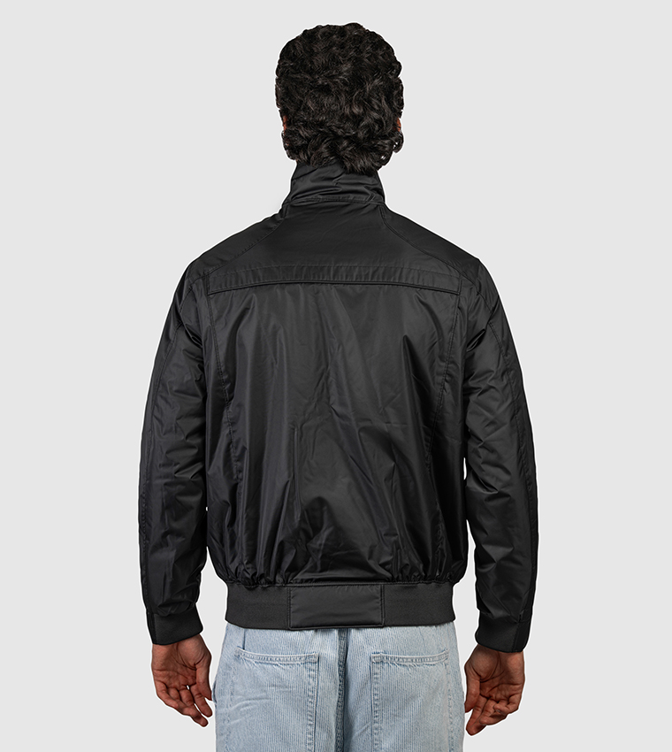 Logo Embroidered Hooded Puffer Jacket