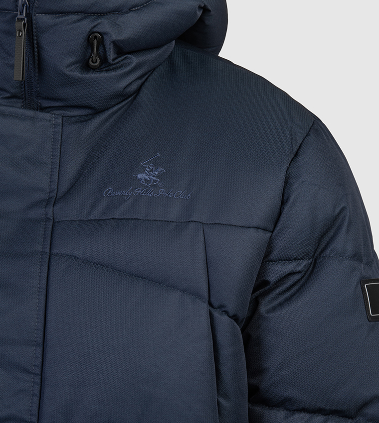 جاكيت بفر بهودي وشعار مطرز 