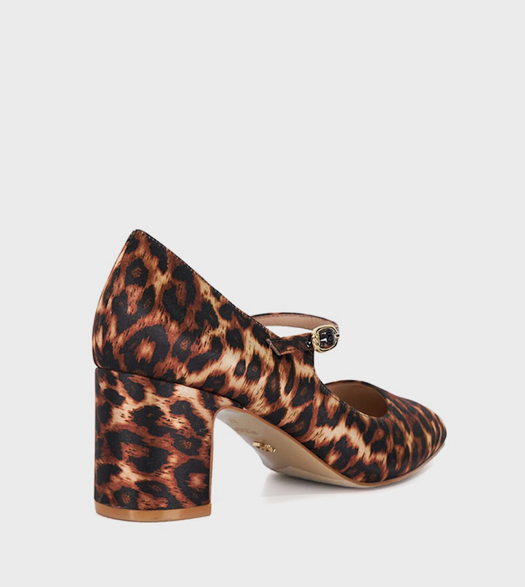 ALANIA Animal Print Mary Jane Pumps