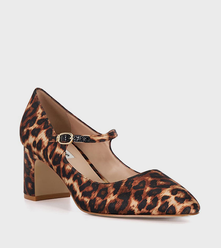 ALANIA Animal Print Mary Jane Pumps