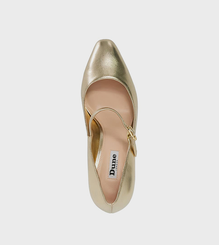 ALANIA Metallic Mary Jane Pumps