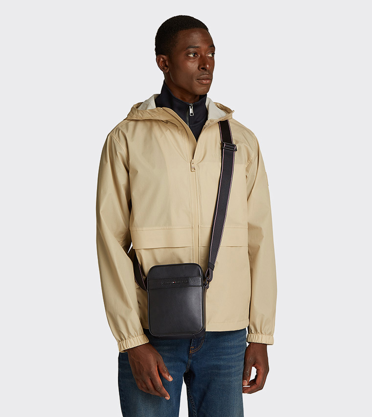 Logo Detail Reporter Bag