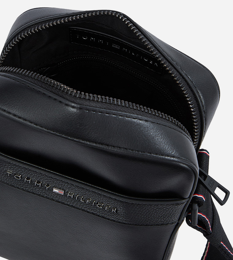 Logo Detail Reporter Bag