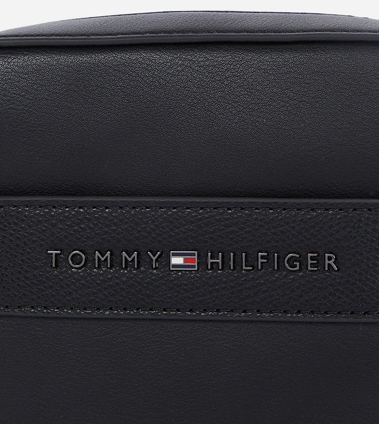 Logo Detail Reporter Bag