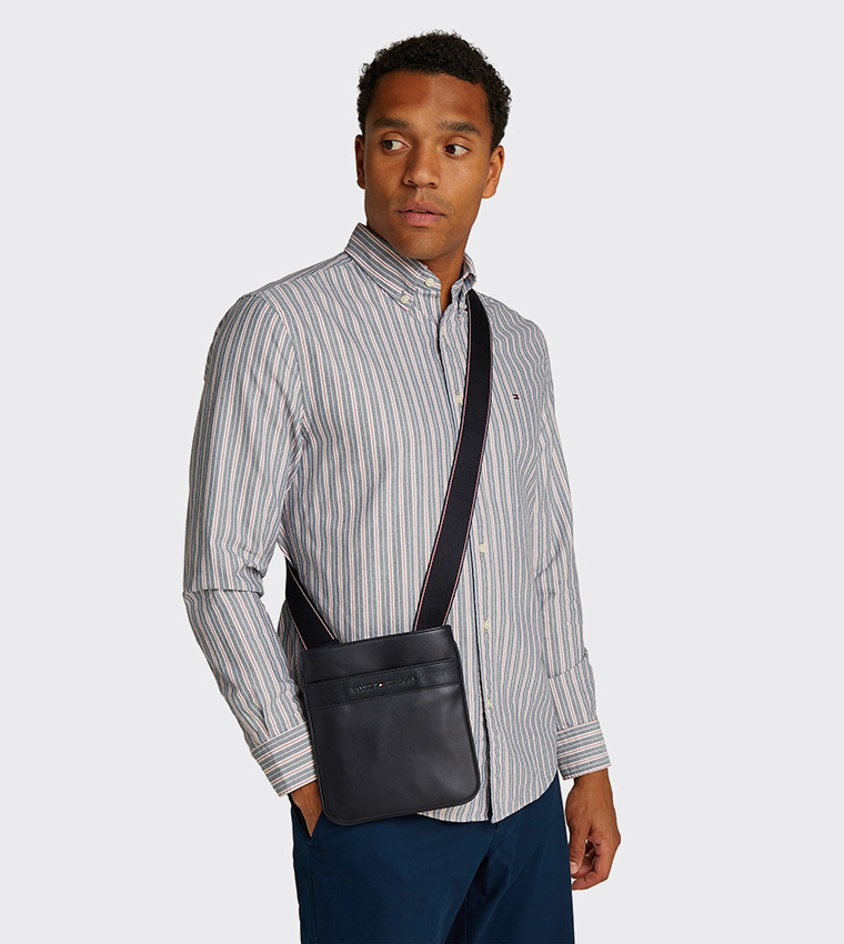 Logo Detail Reporter Bag