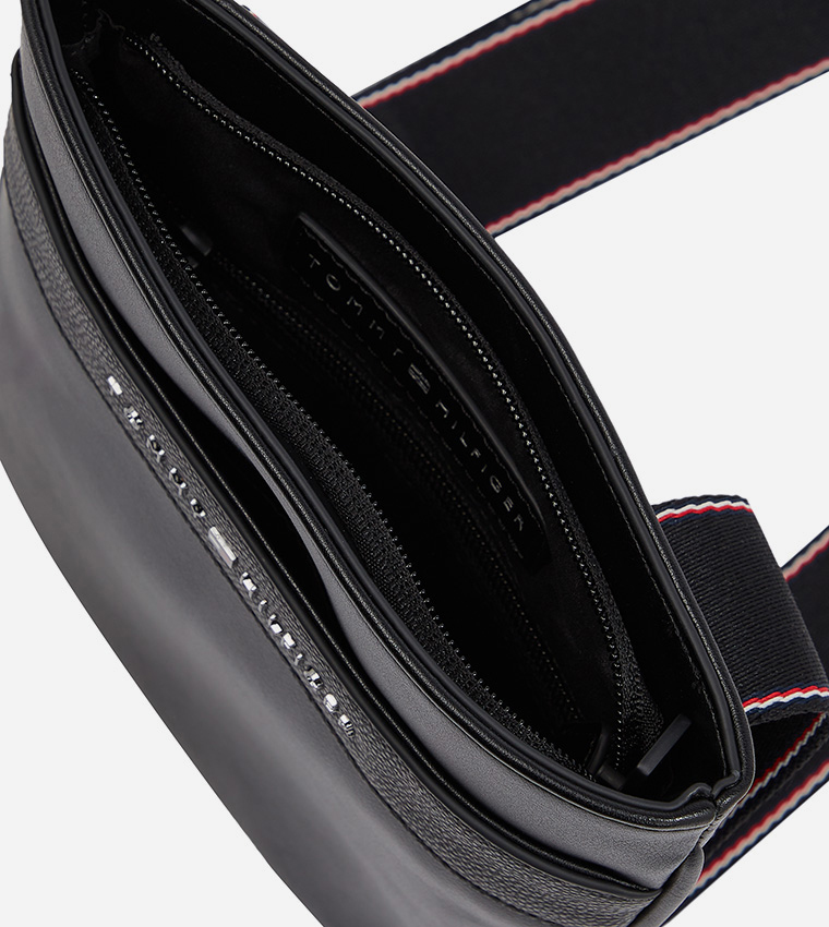 Logo Detail Reporter Bag