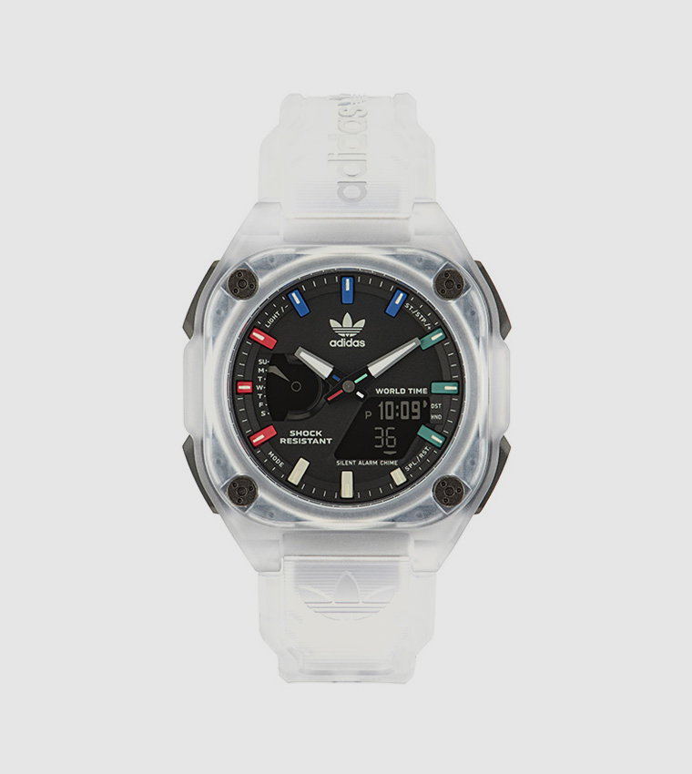 Buy Adidas City Tech One Hybrid Watch In Transparent 6thStreet Qatar