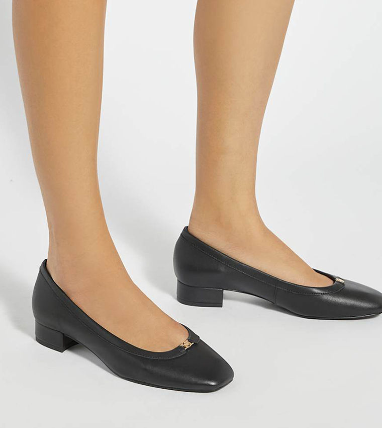 APPROVE Textured Almond Toe Pumps