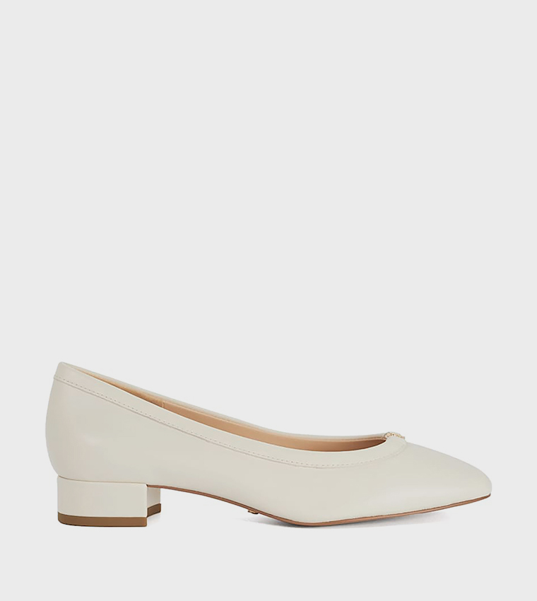APPROVE Textured Almond Toe Pumps