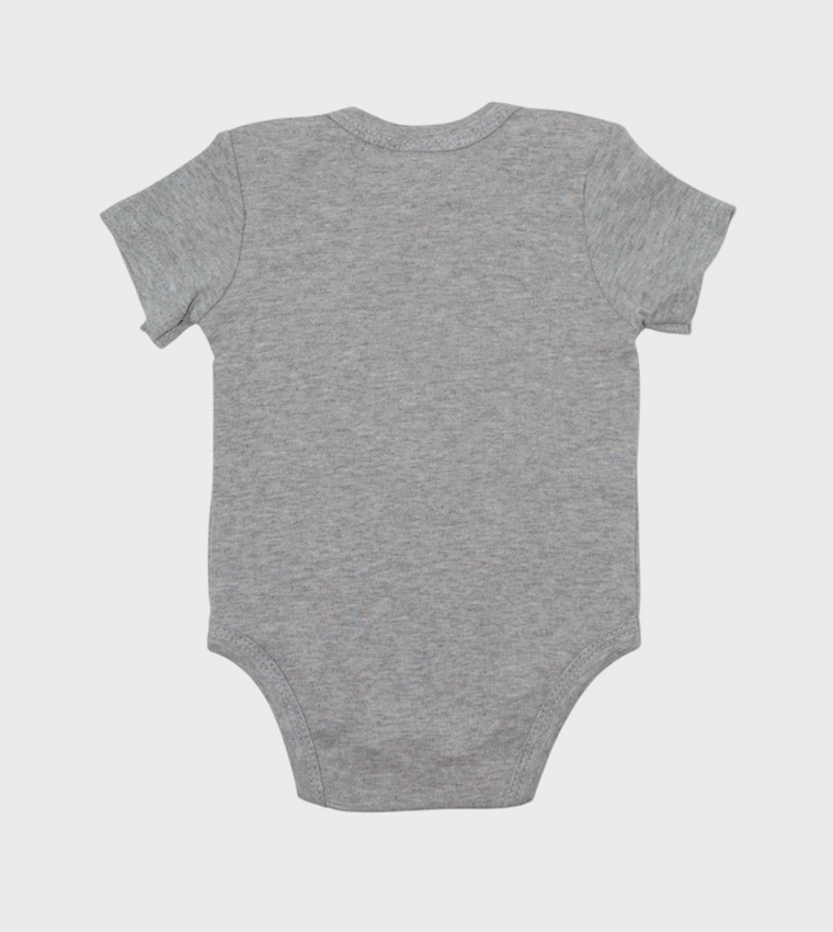 Pack of 3 Printed Short Sleeves Bodysuits